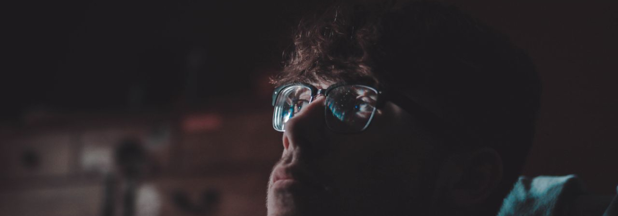 man-in-black-framed-eyeglasses